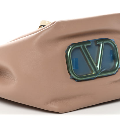 Valentino Garavani Vitello Ayers VLogo Bucket Bag Rose Cannelle 8 of 9