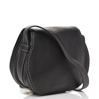 Chloe Calfskin Mini Marcie Round Crossbody Bag Black 4 of 7