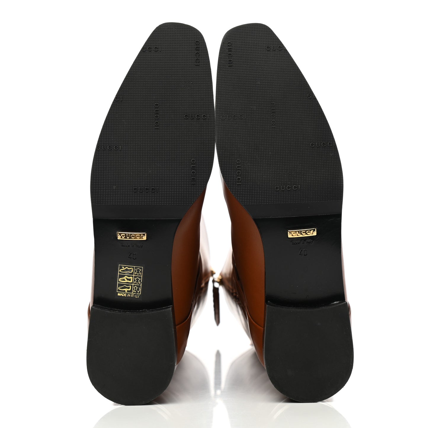 Calfskin Rosie Tall Riding Boots 40 Brown Papaya
