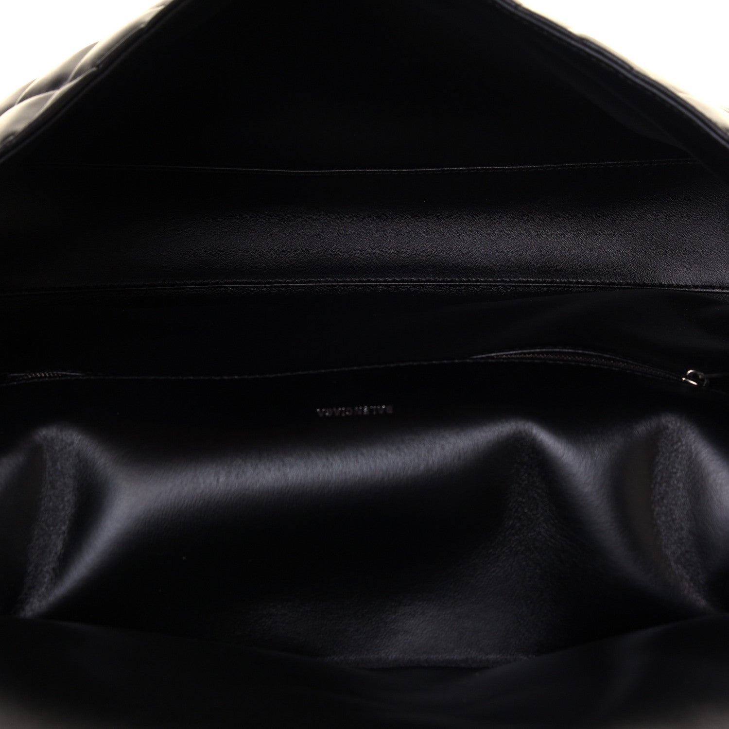 Balenciaga Nappa Calfskin Quilted Large Touch B Shoulder Bag Black 6 of 16