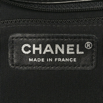 Chanel Lambskin Chevron Quilted Large Single Flap Black 6 of 10
