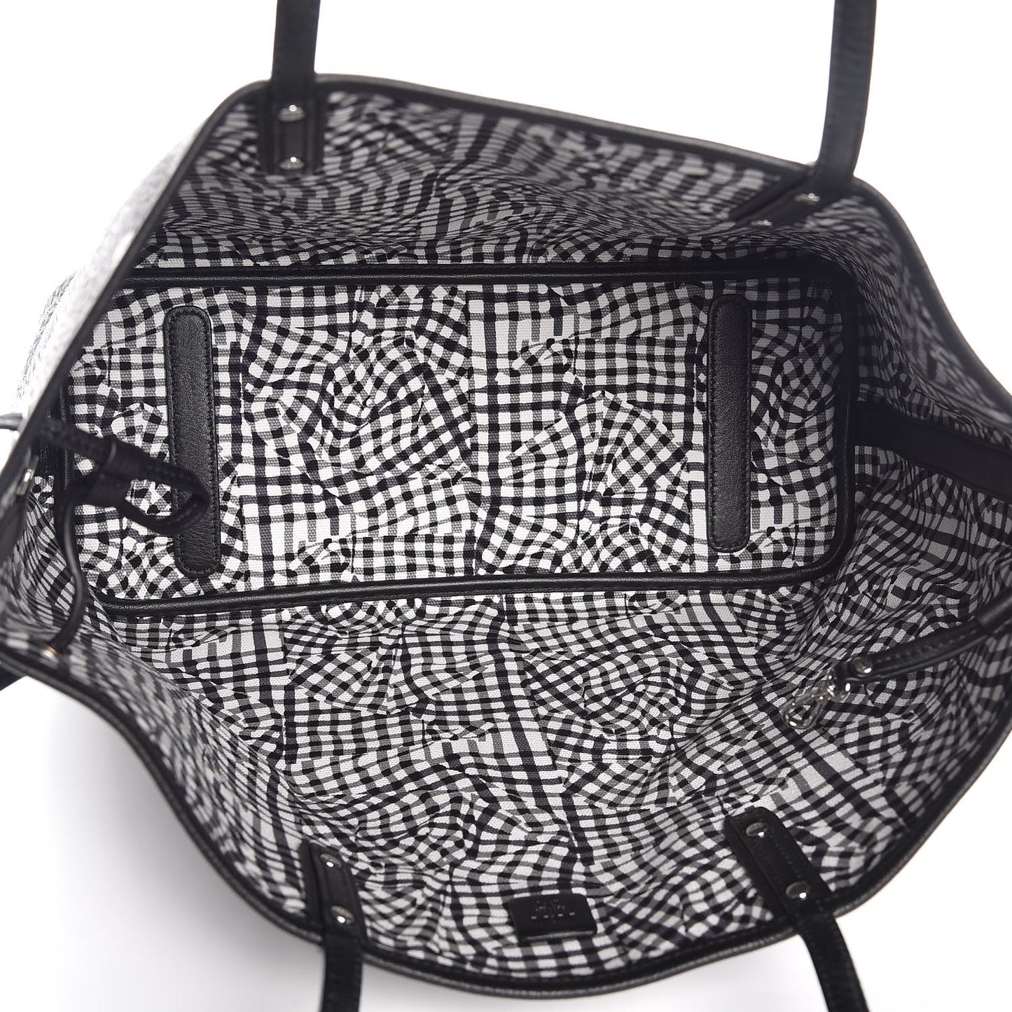 Visetos Medium Reversible Shopper Tote Black