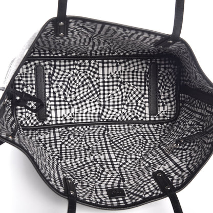 MCM Visetos Medium Reversible Shopper Tote Black 11 of 17