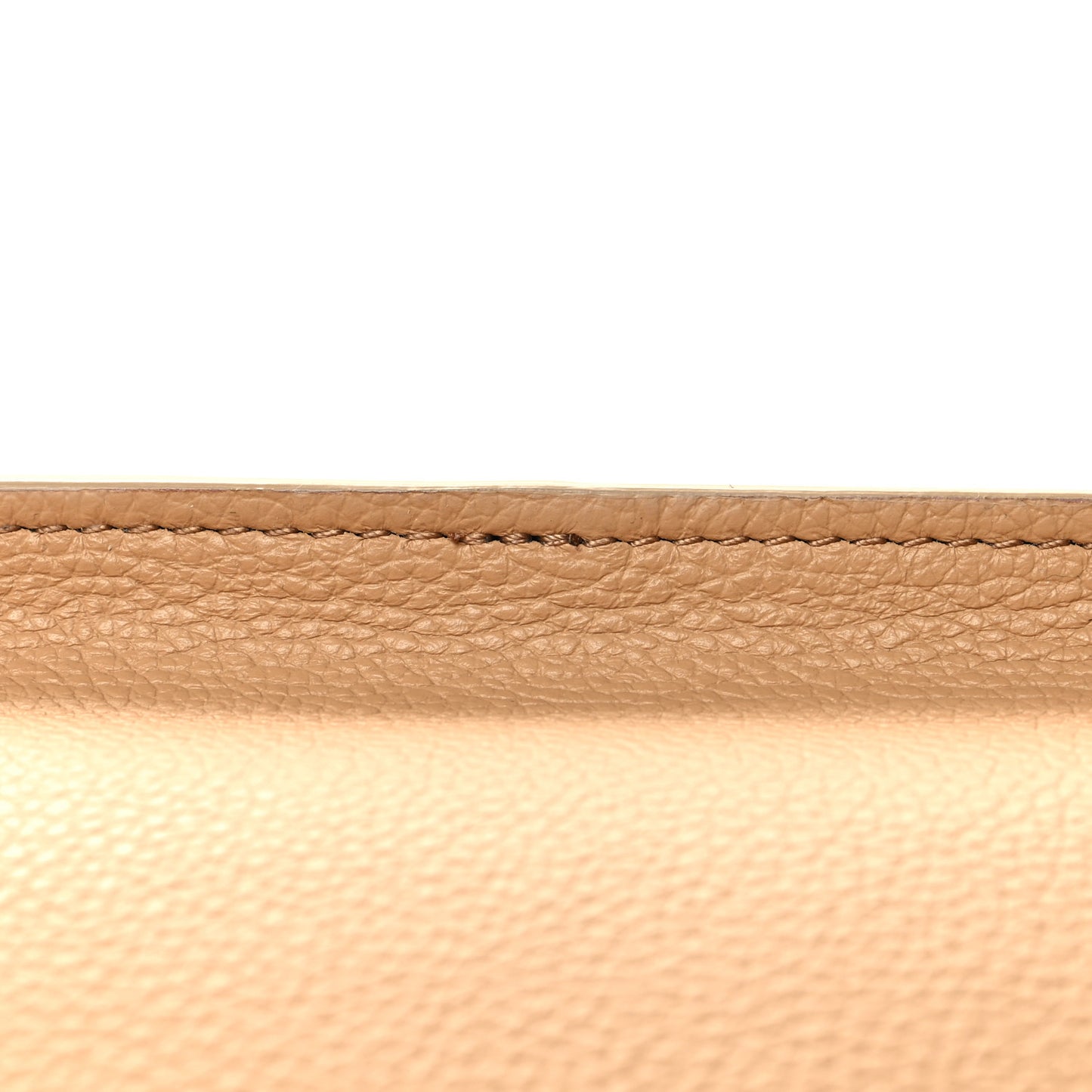 Calfskin Small Marcie Satchel Milky Brown
