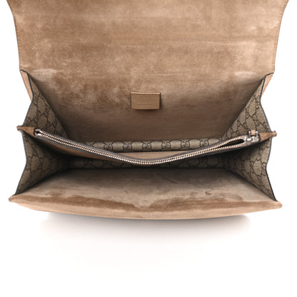 Gucci GG Supreme Monogram Medium Dionysus Shoulder Bag Taupe 5 of 10