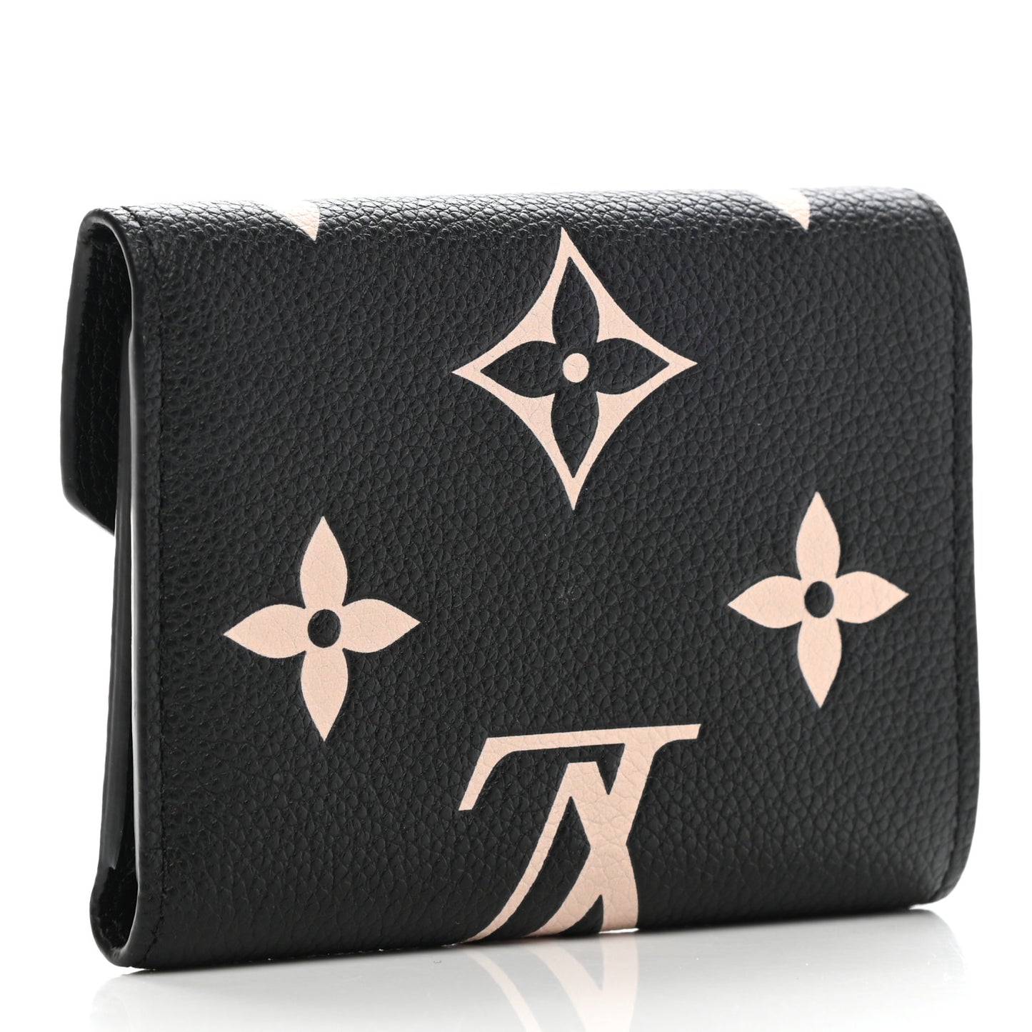 Empreinte Monogram Giant Victorine Wallet Black Beige
