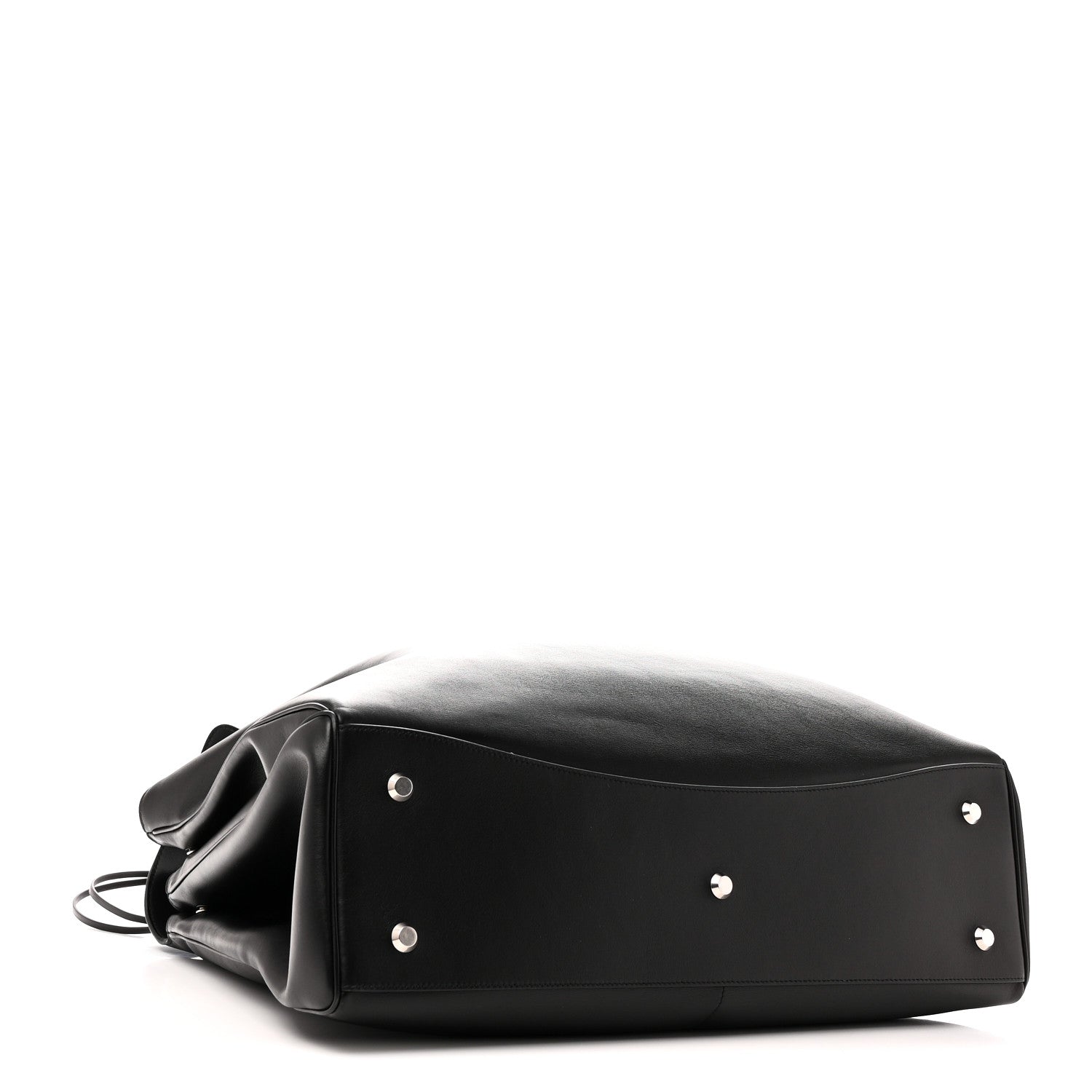 Balenciaga Smooth Calfskin Rodeo XL Top Handle Handbag Black 4 of 10