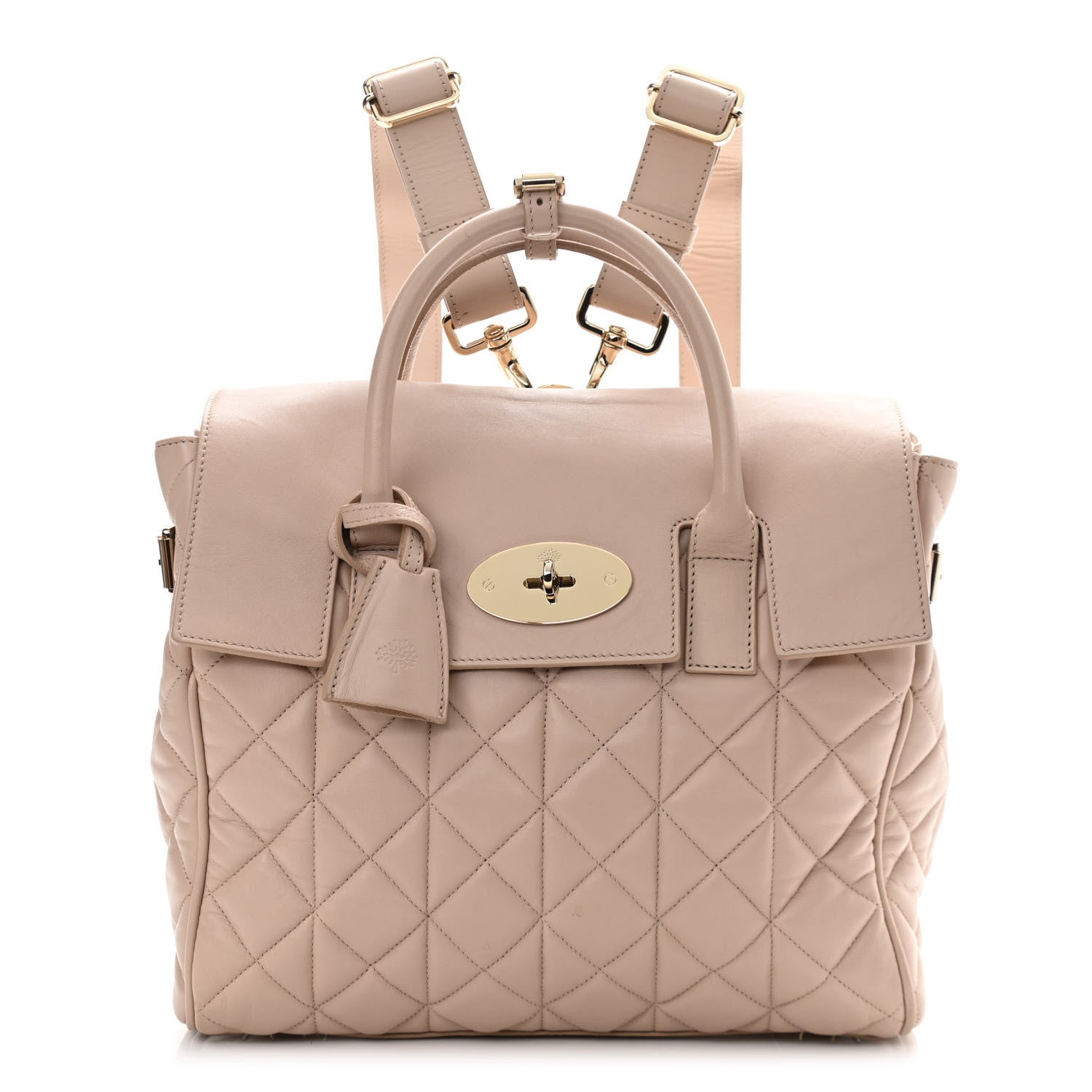 Mulberry Nappa Quilted Cara Delevingne Convertible Bag Oatmeal 1 of 10