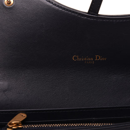 Christian Dior Oblique Saddle Chain Long Wallet Blue 10 of 15