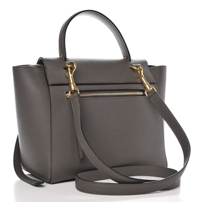 Celine Baby Grained Calfskin Micro Belt Bag Grey 4 of 10