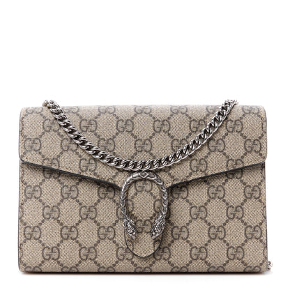 Gucci GG Supreme Monogram Mini Dionysus Chain Wallet Beige Taupe 1 of 11