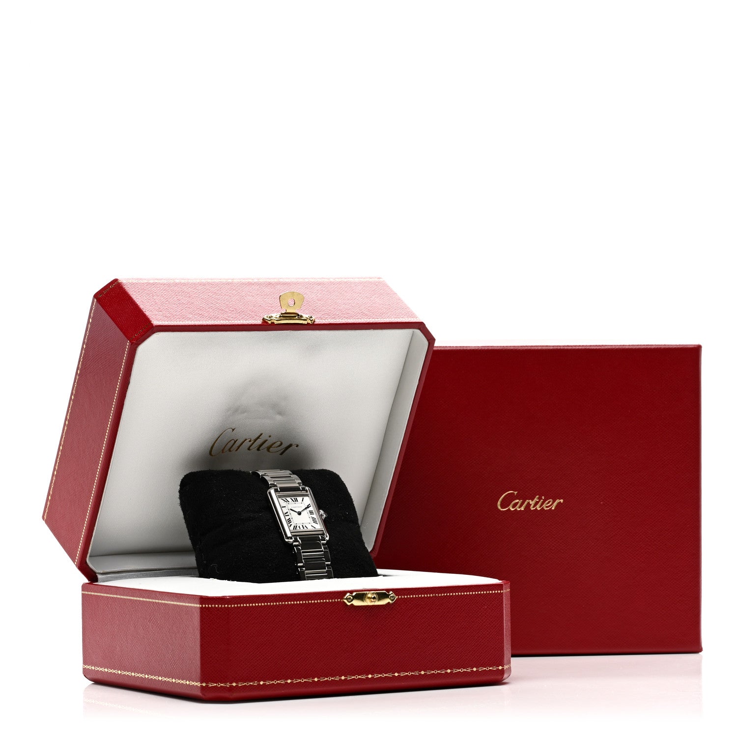 Cartier Stainless Steel 22mm Tank Must Quartz Watch 5 of 5