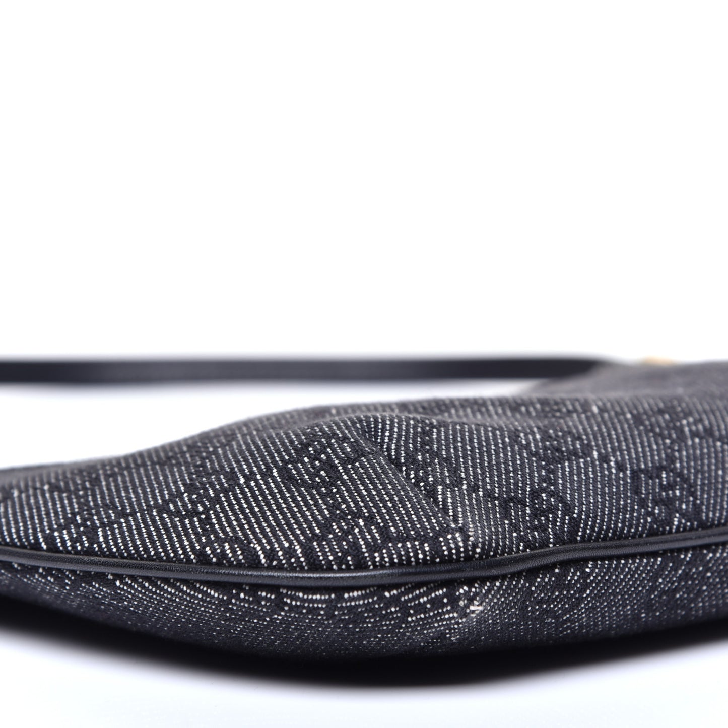 Denim Monogram Pochette Black