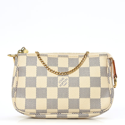 Louis Vuitton Damier Azur Mini Pochette Accessories 1 of 9