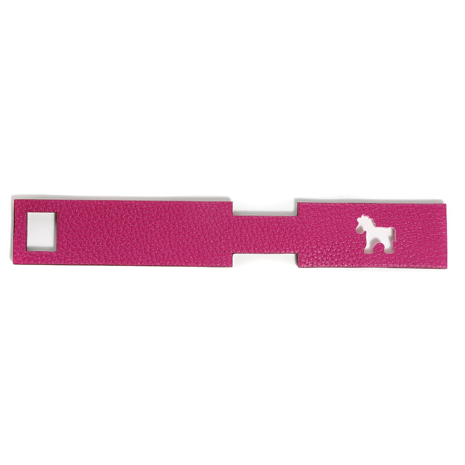 Hermes Togo Chevre Mysore Petit H Luggage Tag Kiwi Tosca 3 of 6