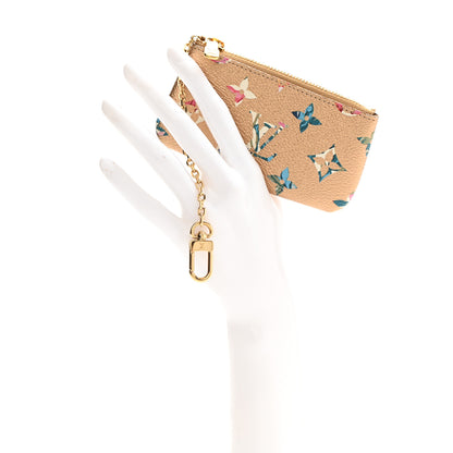 Louis Vuitton Metallic Monogram LV Garden Key Pouch Gold 2 of 6