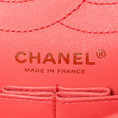 Chanel Wool Tweed Quilted 2.55 Reissue 225 Flap Coral 5 of 9