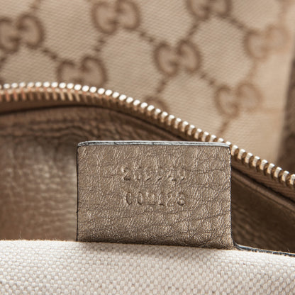 Gucci Monogram Medium Bella Hobo Gold 7 of 7