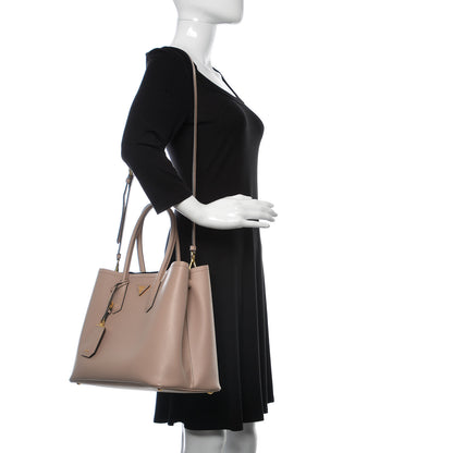 Prada Saffiano Cuir Large Double Bag Cammeo 3 of 13