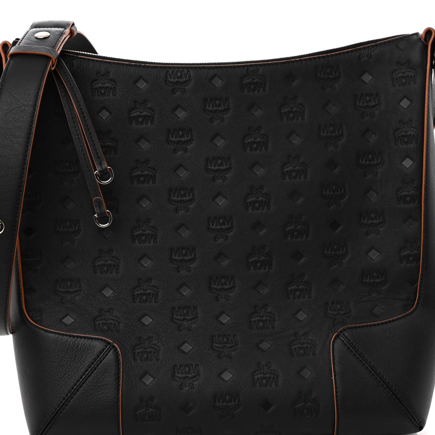 Calfskin Ottomar Monogram Large Klara Hobo Black