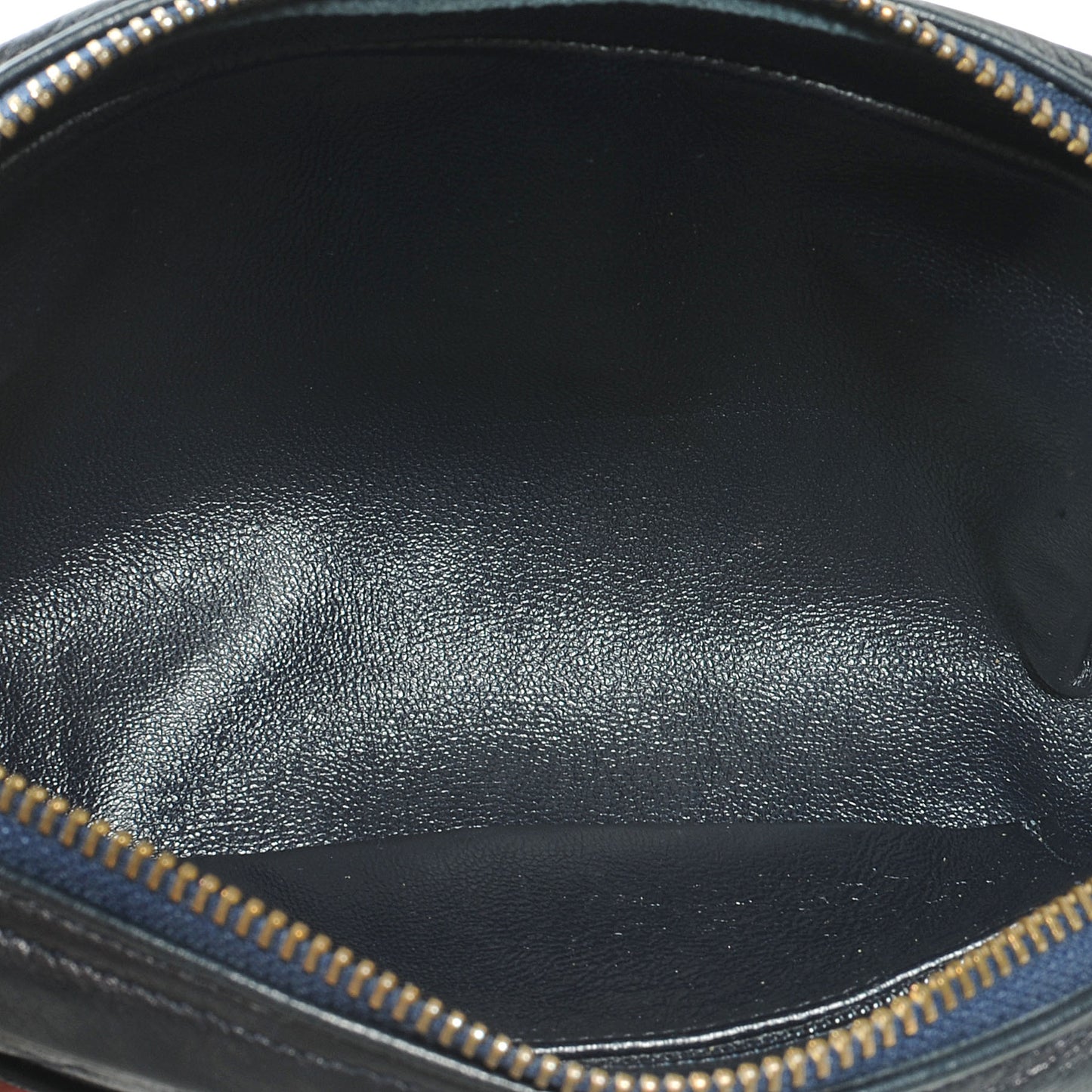 Lambskin Quilted Camera Bag Navy