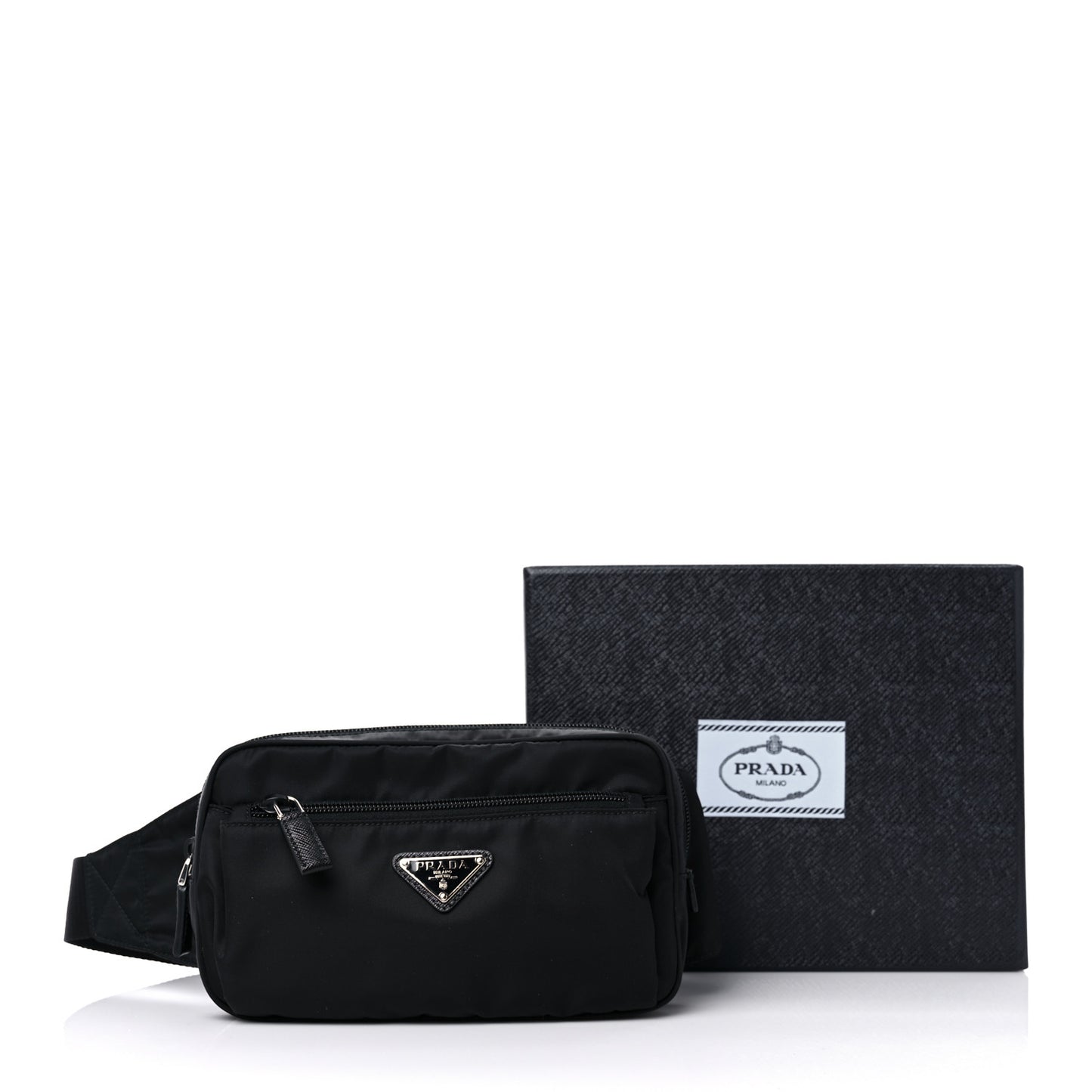 Tessuto Nylon Belt Bag Black