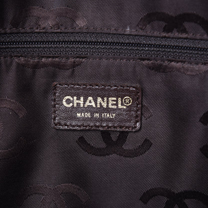 Chanel Calfskin Wild Stitch Top Handle Bag Brown 8 of 19