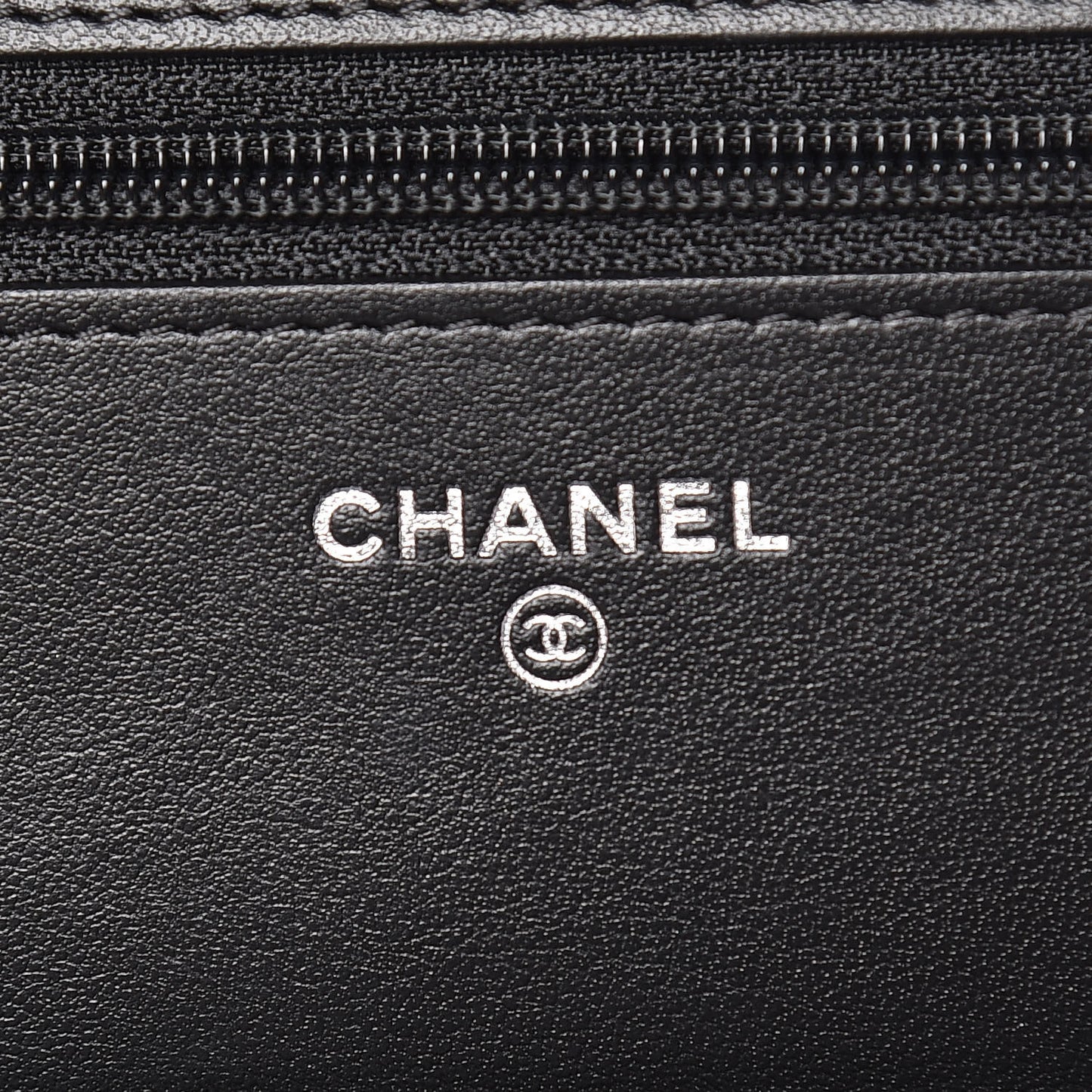 Caviar Quilted Boy Wallet On Chain WOC Black