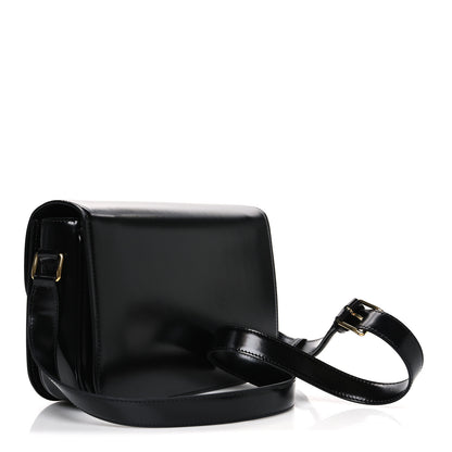 Celine Shiny Calfskin Medium Triomphe Black 3 of 10