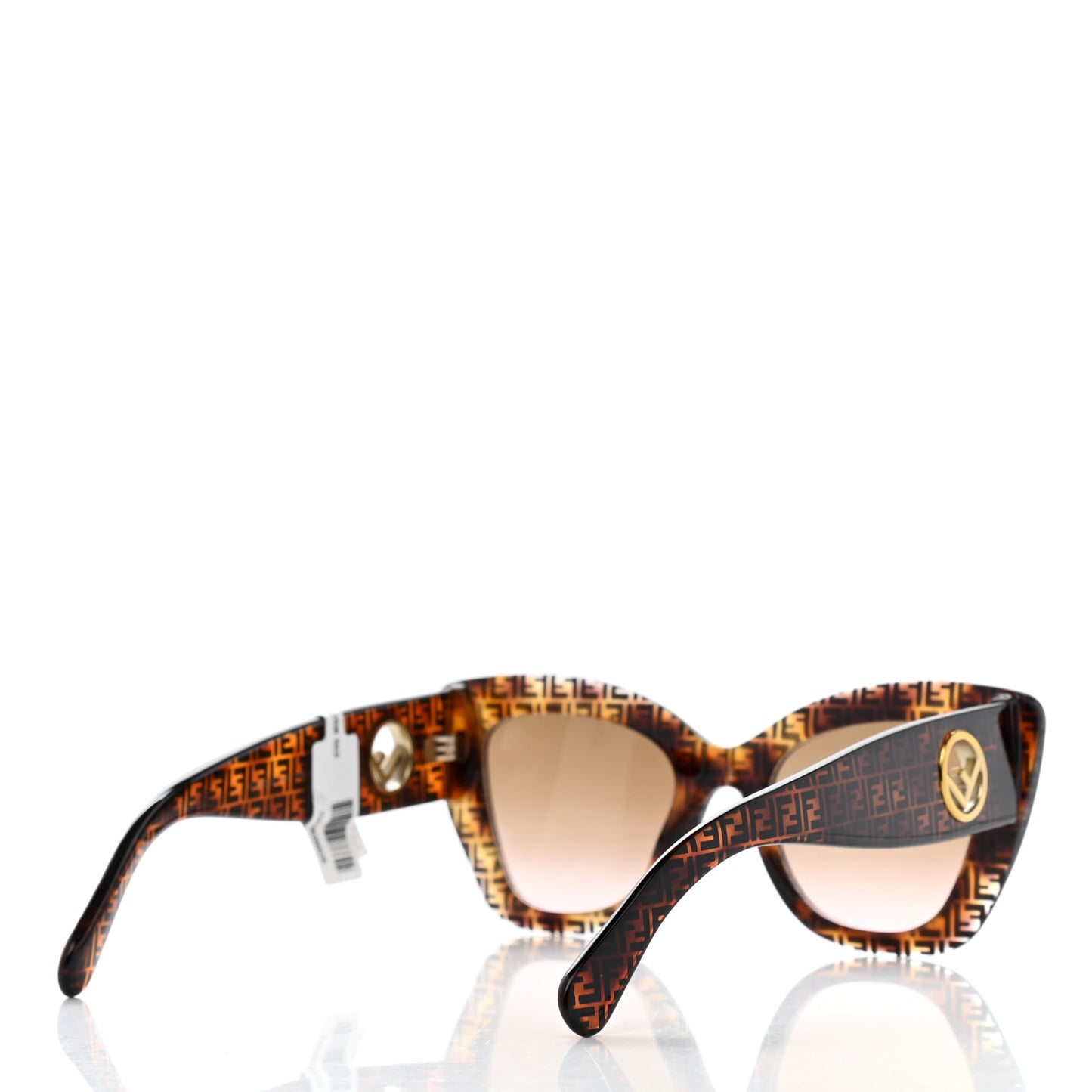 Acetate F is Fendi FF 51mm Cat Eye Sunglasses 0327/S Tortoise Camouflage