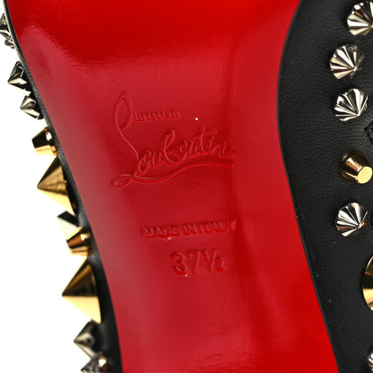 Christian Louboutin Calfskin So Full Kate 100 Ankle Boots 37.5 Black Multicolor 6 of 9