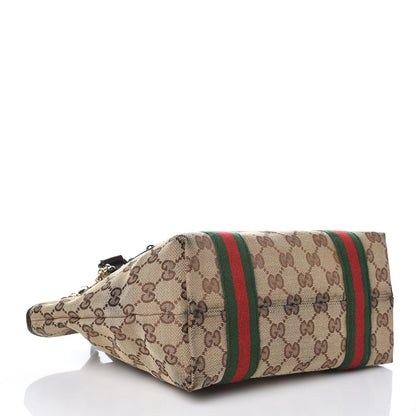 Gucci Monogram Small Jolicoeur Tote Dark Brown 4 of 8