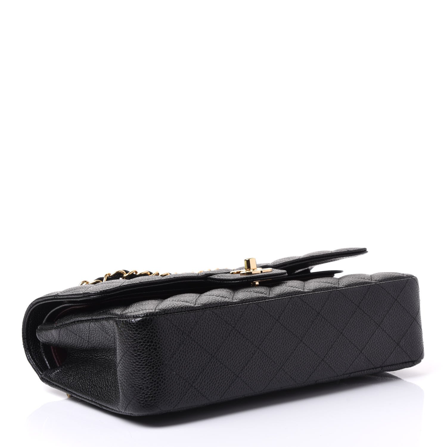 Chanel Caviar Quilted Medium Double Flap Black 3 of 10