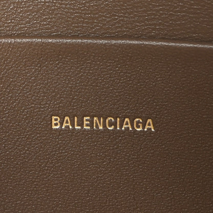 Balenciaga Coated Canvas BB Monogram Allover Logo Clutch Beige Brown 6 of 8