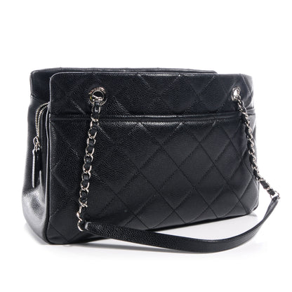 Chanel Caviar CC Timeless Tote Black 3 of 8