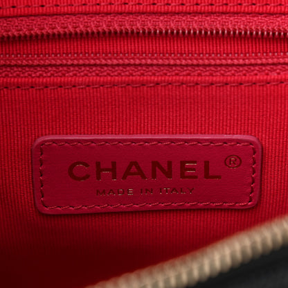 Chanel Shiny Caviar Quilted Chain Melody Backpack Black 6 of 11