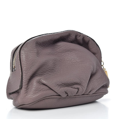 Gucci Goatskin Medium Bamboo Cosmetic Case Purple 3 of 7