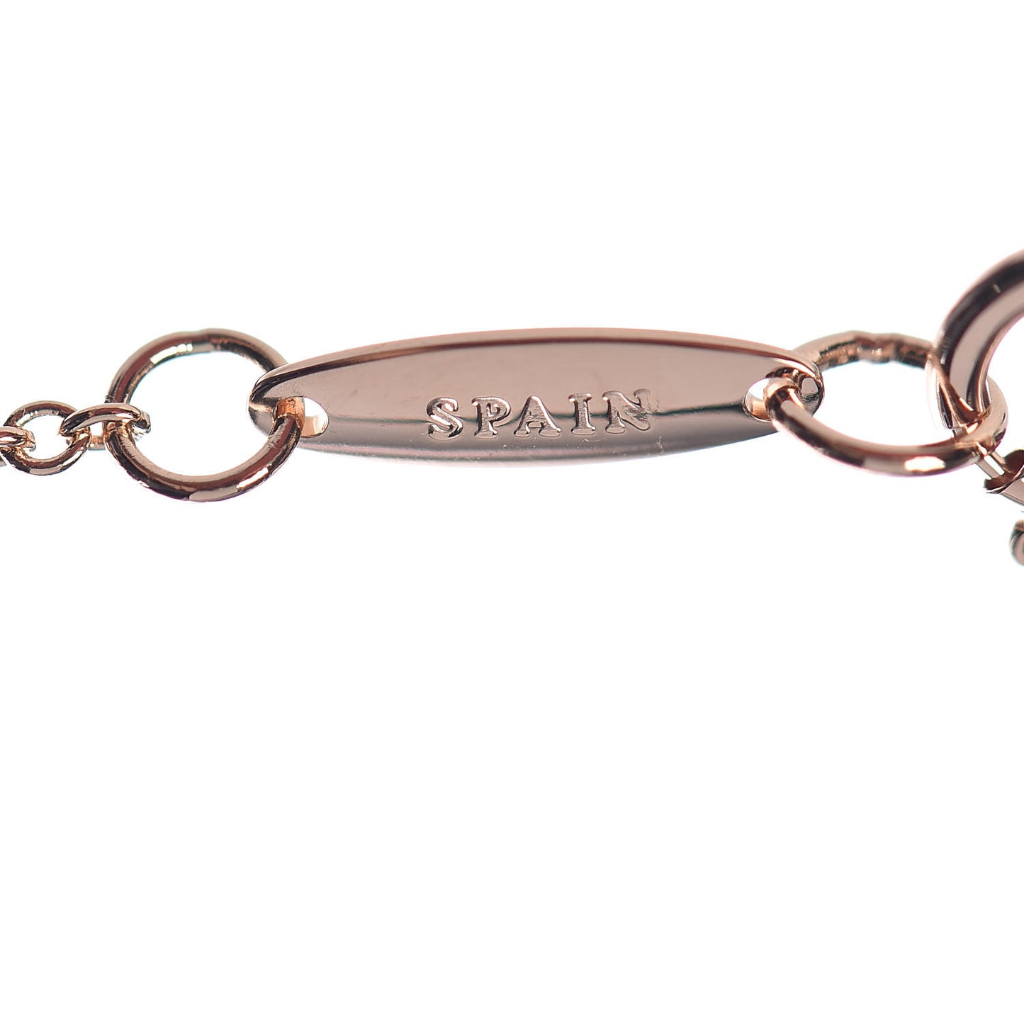 18K Rose Gold Diamond .03ct Elsa Peretti Diamonds by the Yard Pendant Necklace