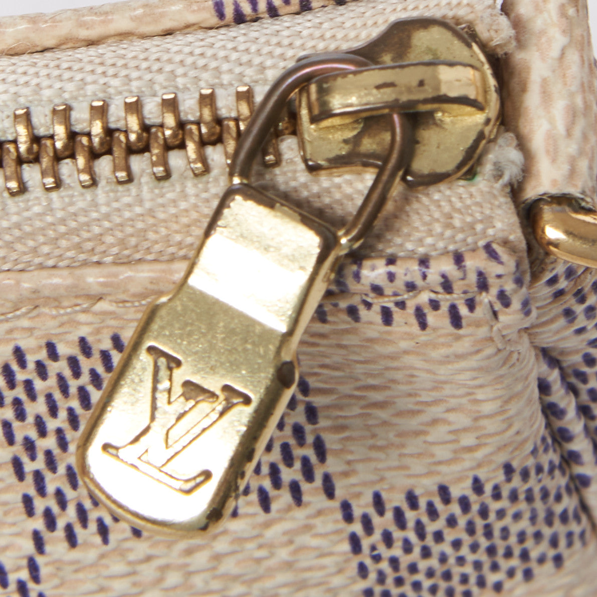 Louis Vuitton Damier Azur Mini Pochette Accessories 9 of 9