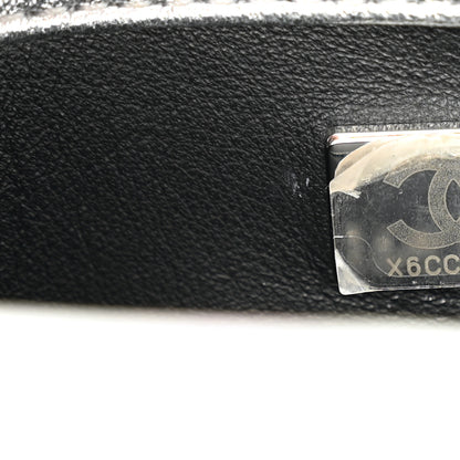 Chanel Metallic Lambskin Quilted Mini Chain Rows Flap Silver 7 of 10