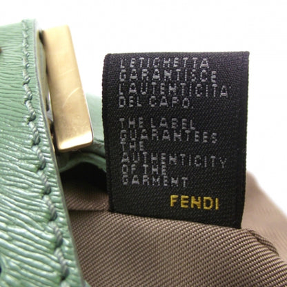 Fendi Canvas Leather Studded Hand Bag 10 of 12