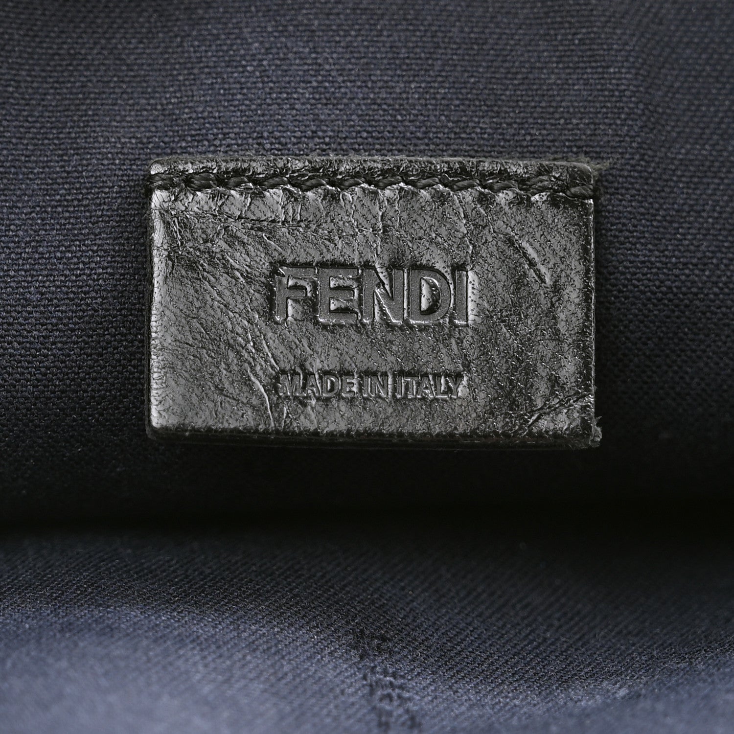Fendi Vitello Elite Flamingo Granite Lighting Monster Eyes Pouch Military Lavagna Mulitcolor 6 of 8