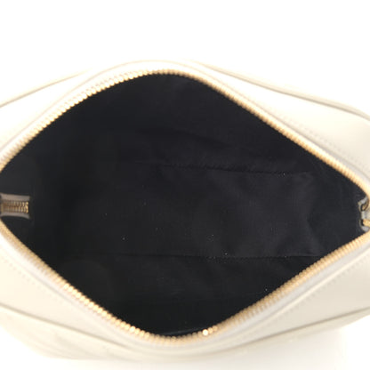 Saint Laurent Calfskin Matelasse Monogram Lou Camera Bag Crema Soft 5 of 11