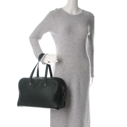 Hermes Taurillon Clemence Victoria II 35 Vert Fonce 2 of 8