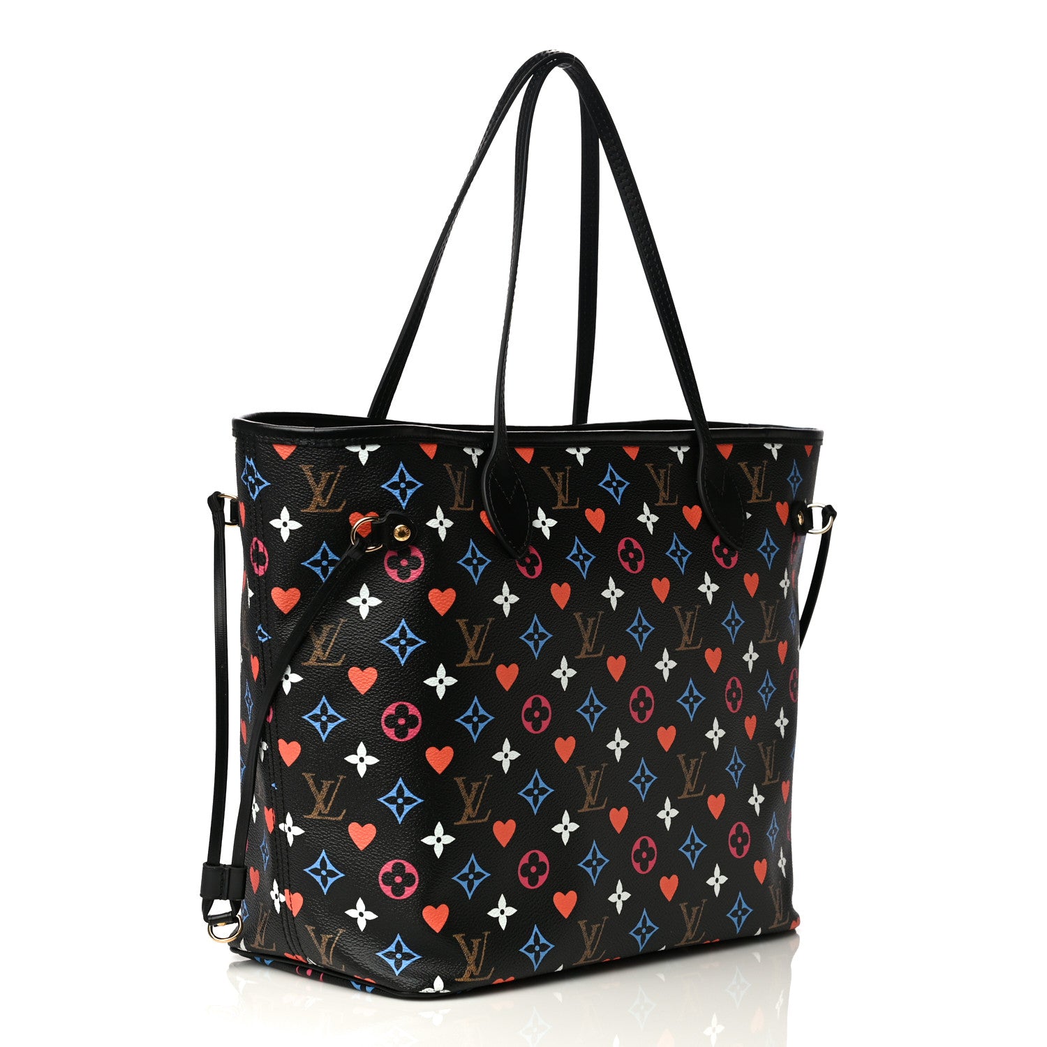 Louis Vuitton Game On Neverfull MM Black 4 of 13