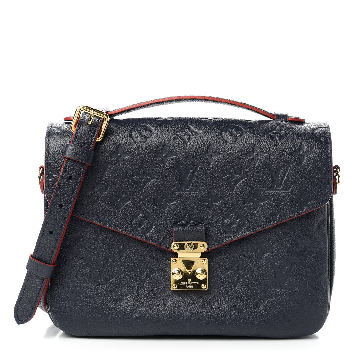 Louis Vuitton Empreinte Pochette Metis Marine Rouge 1 of 11
