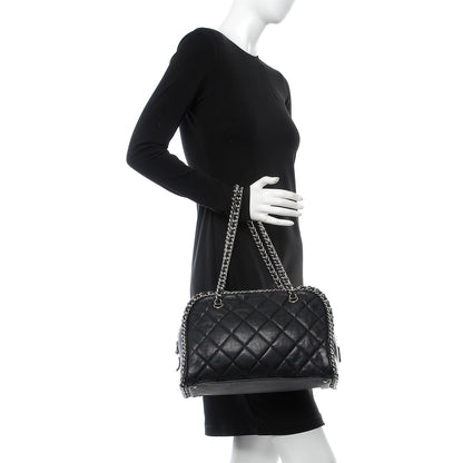 Chanel Calfskin Chain Around Bowler Black 2 of 7