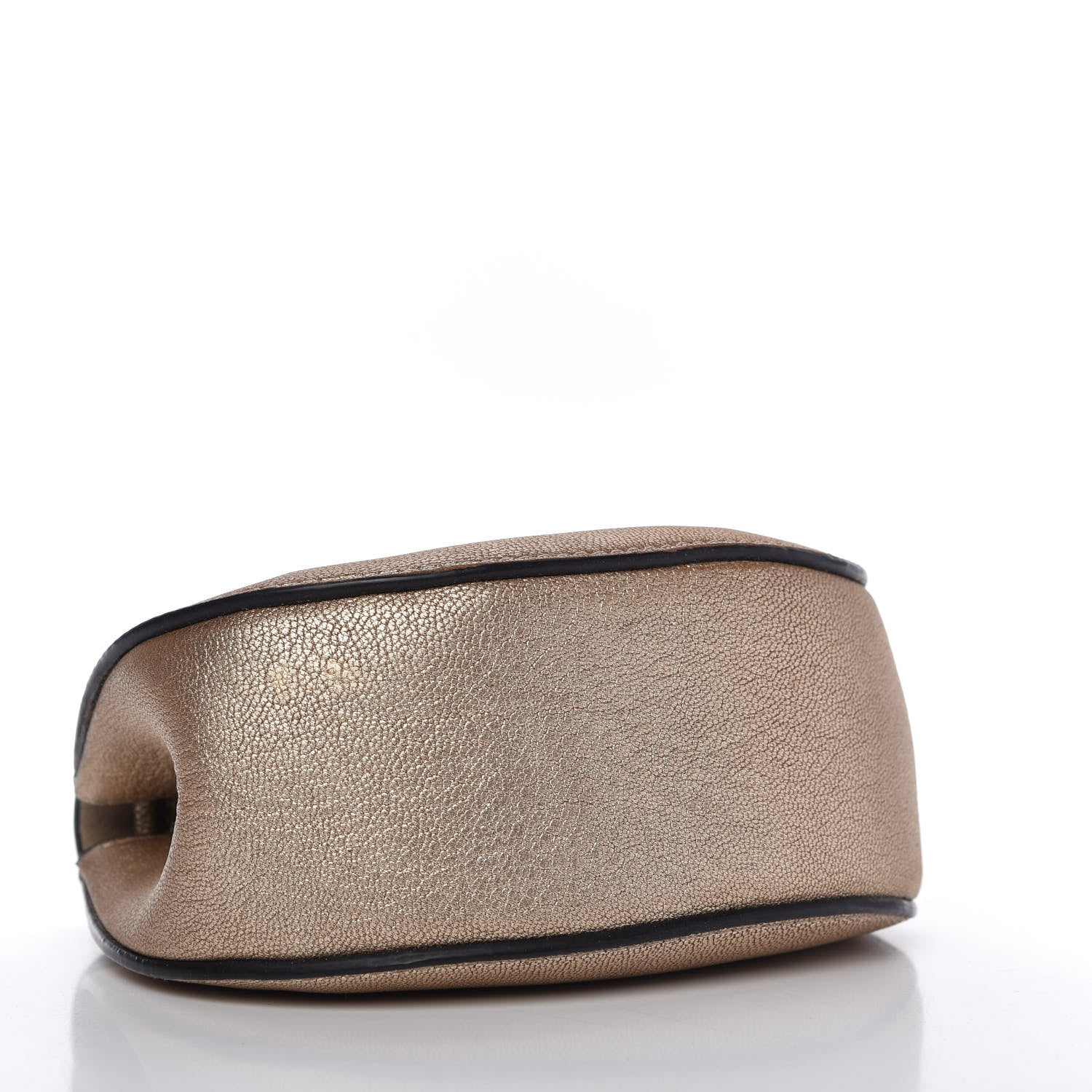 Chloe Metallic Grained Goatskin Nano Drew Shoulder Bag Abstract Gold 4 of 9