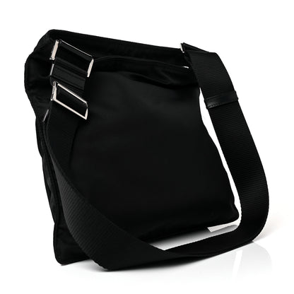 Prada Nylon Vela Messenger Bag Black 2 of 7
