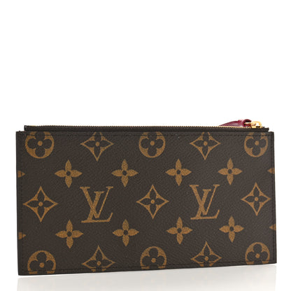 Louis Vuitton Monogram Felicie Chain Wallet Zippered Insert Fuchsia 3 of 8